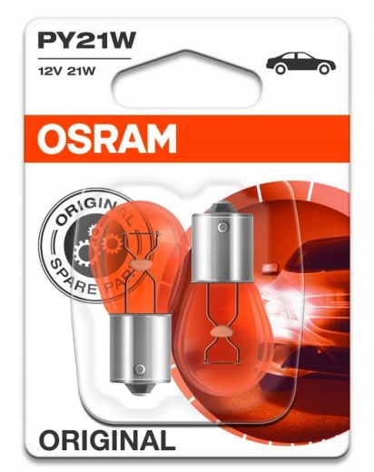 

Żarówki PY21W 12V 21W BAU15S Osram Original 2 Szt.