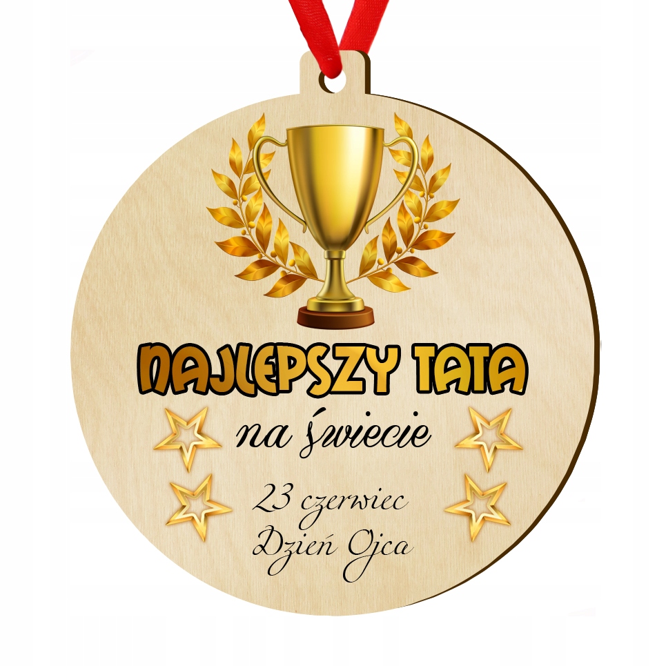 

Dzień ojca Taty upominek Medal M