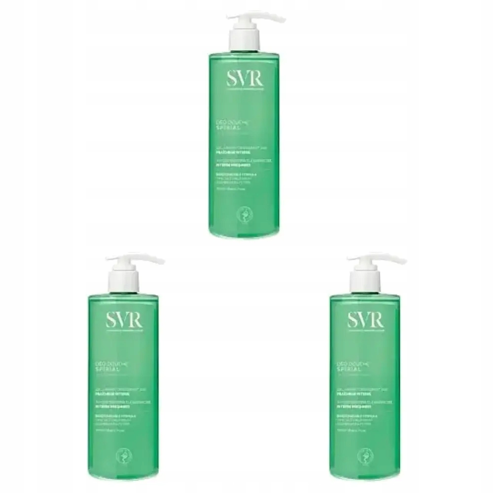 3x Svr Spirial Deo-Douche Dezodorujący żel do mycia, 400 ml