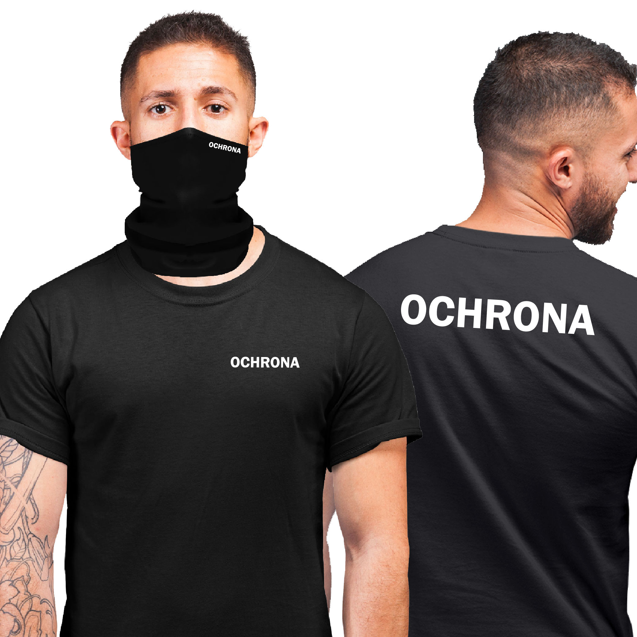 

Koszulka + Komin Chusta Bandama Ochroniarz Ochrona