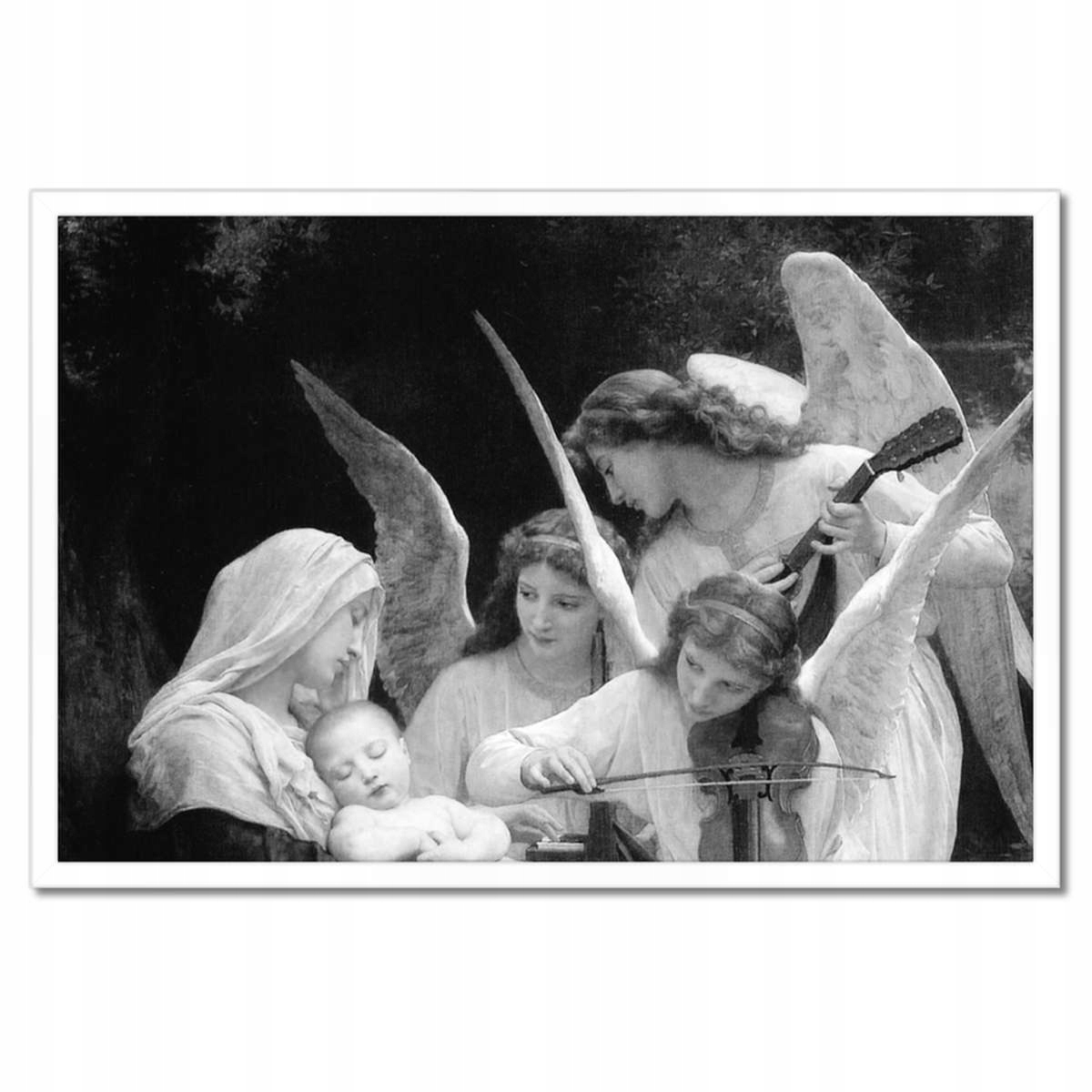 Plakáty v rámu 60x40 Bouguereau Píseň andělů