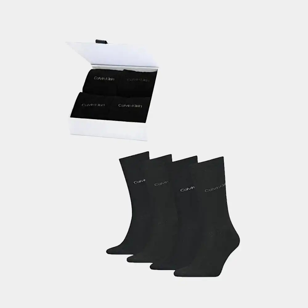 4pack pánské ponožky černé Calvin Klein Uw