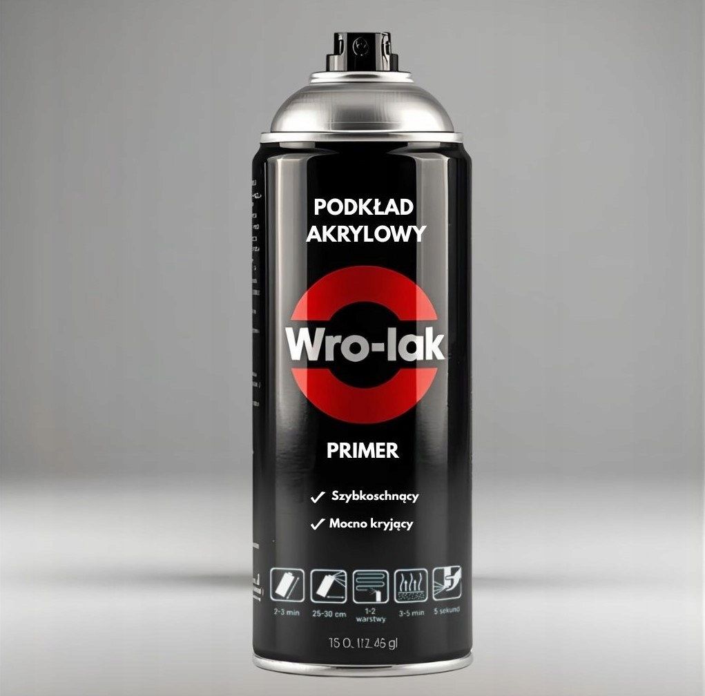 Podkład akrylowy 1K Wro-lak 400ml szybkoschnący