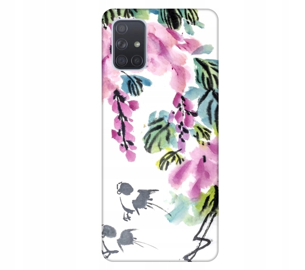 

Etui wzory do Samsung Galaxy A71 Kwiaty akwarela c