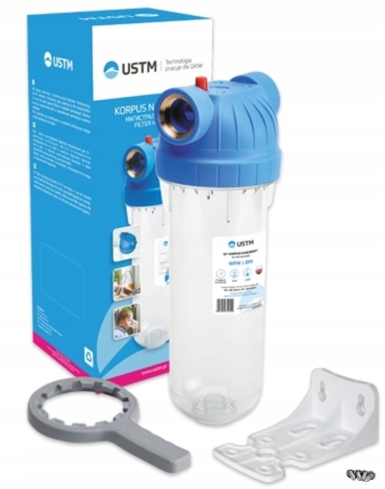 

Filtr Do Wody Korpus 1/2' Emi 10' Klucz Uchwyt