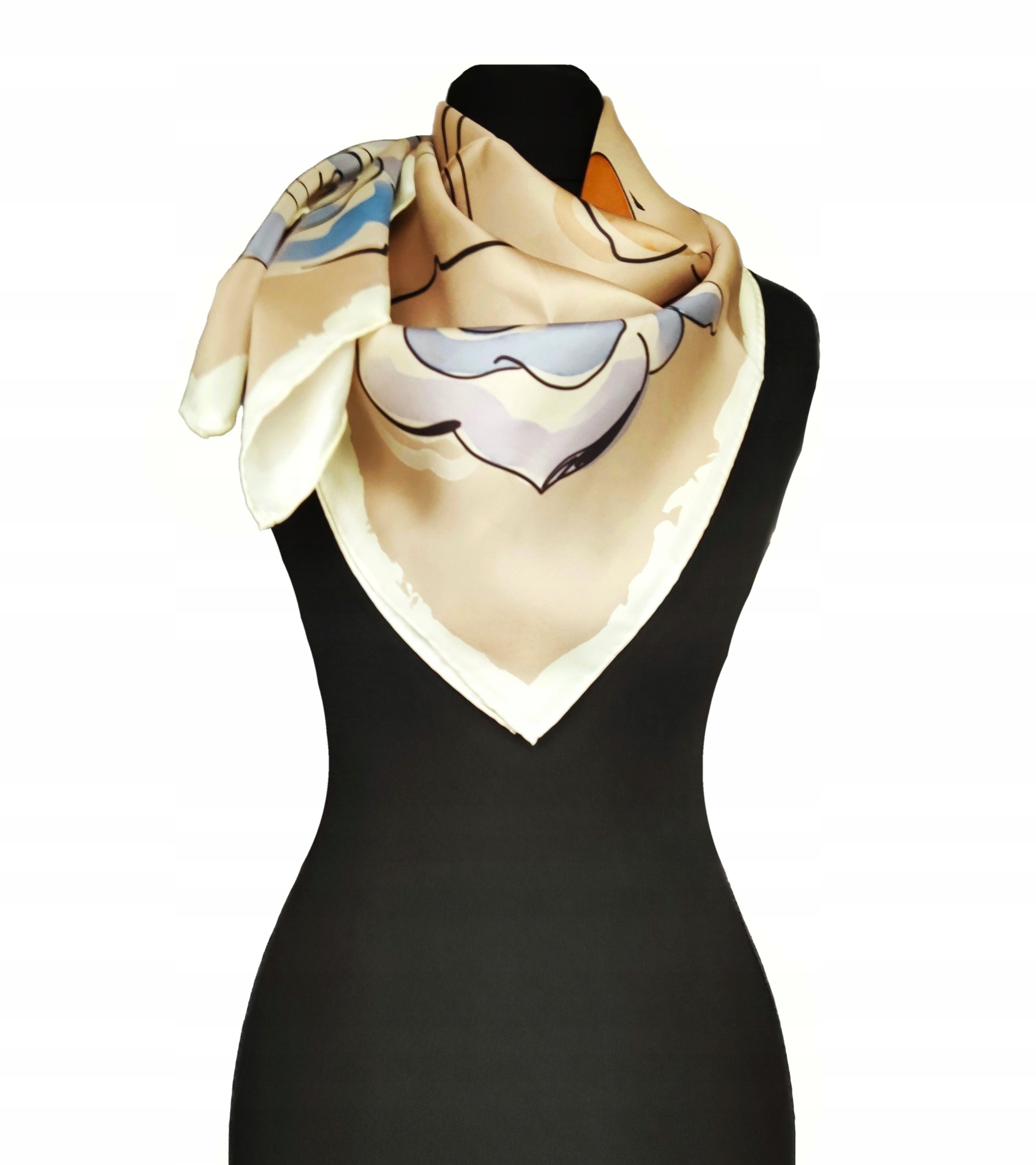 Hedvábný Šátek 100% Přírodní Morušový Hedvábí, Prémiová Kvalita+