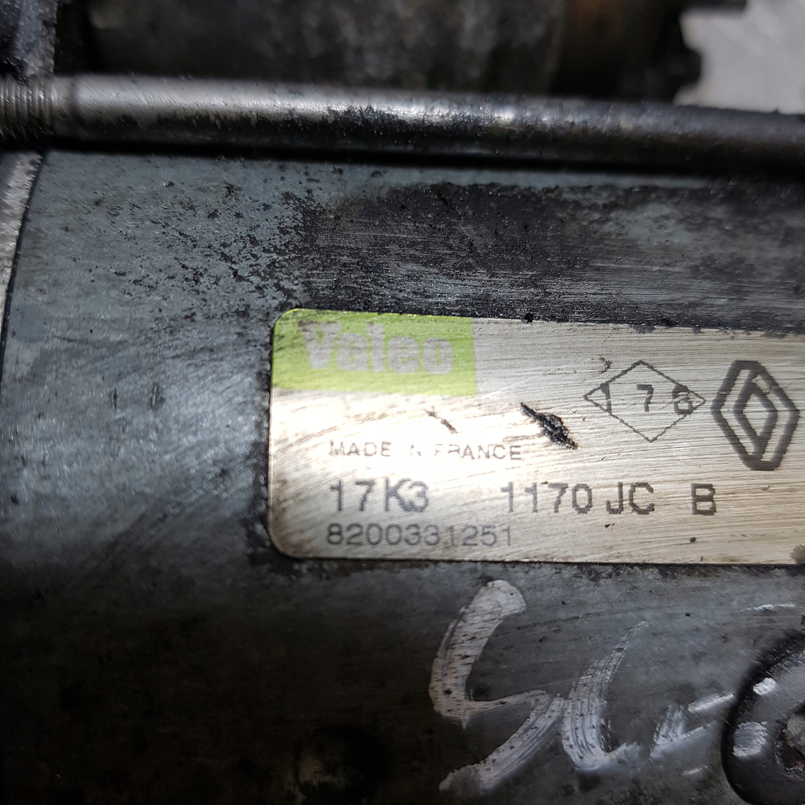 starter RENAULT SCENIC 2 8200331251 1.9 DCI