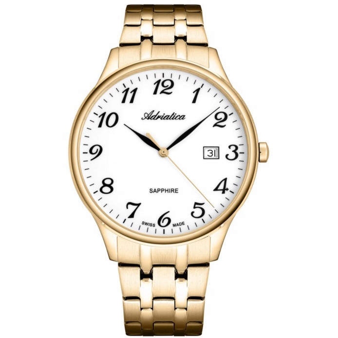 Pánské Hodinky Adriatica A1300.1123Q zlaté