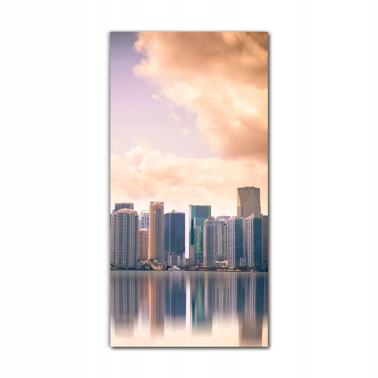 

Foto-obraz szklany do salonu 70x140 Zmierzch Miami