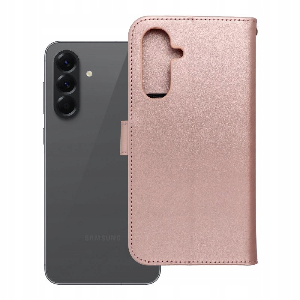 Oem Etui z klapką na Samsung A56 5G Mezzo Book łapacz snów złoto-różowe