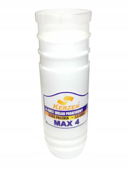 

Wkłady parafinowe Kerzen MAX-4 30 szt.