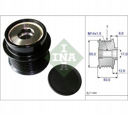 INA KOLO PASOWE ALTERNATORA TOYOTA CAMRY PREVIA Producent części Schaeffler INA