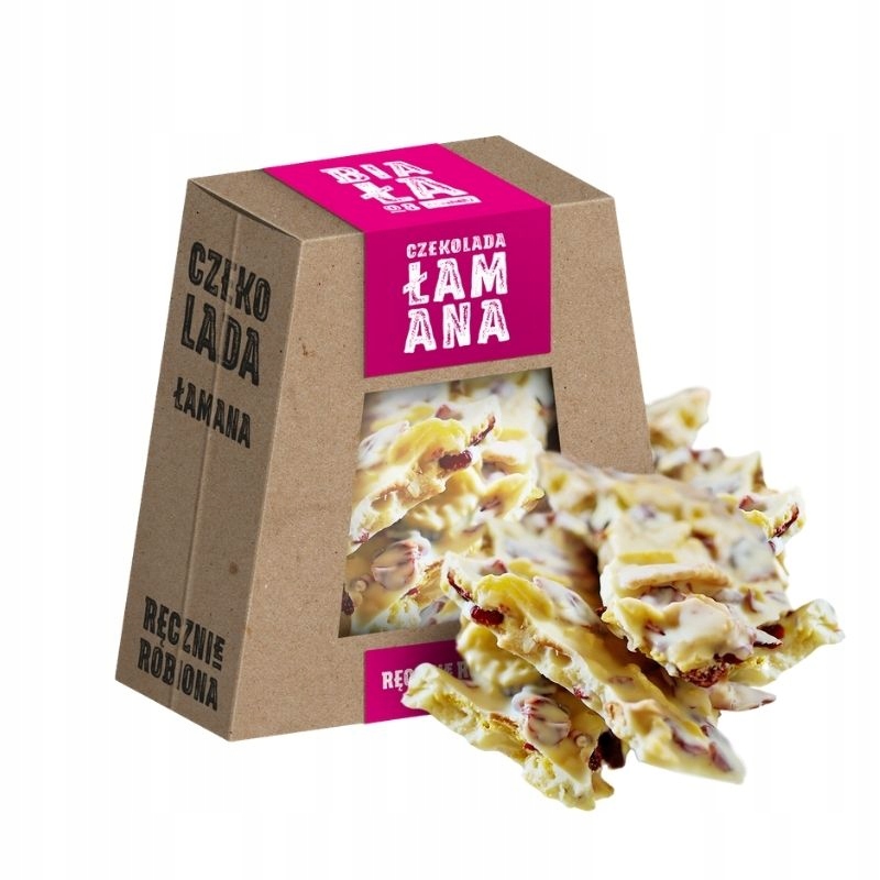 Levně 2x Čokoláda lámaná bílá s brusinkami 170 g