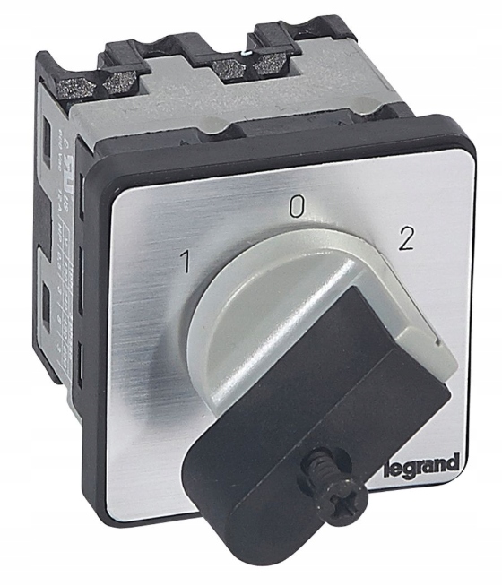 ŁĄCZNIK KRZYWKOWY 0-1-2 PR12 16 A 1P LEGRAND
