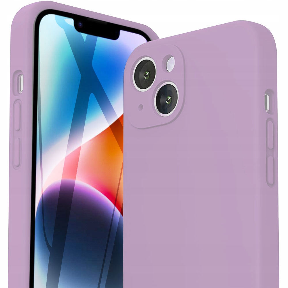 ETUI CASE OBUDOWA PLECKI FUTERAŁ LIQUID DO IPHONE 14 PLUS + SZKŁO Kolekcja Liquid