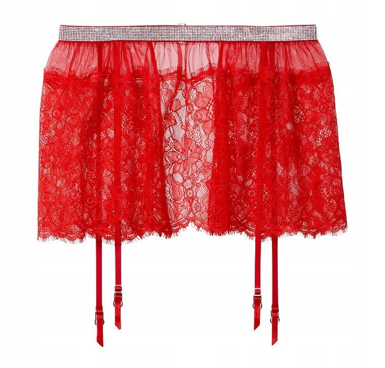 Spódniczka pas do pończoch Victoria's Secret cyrkonie XS/S