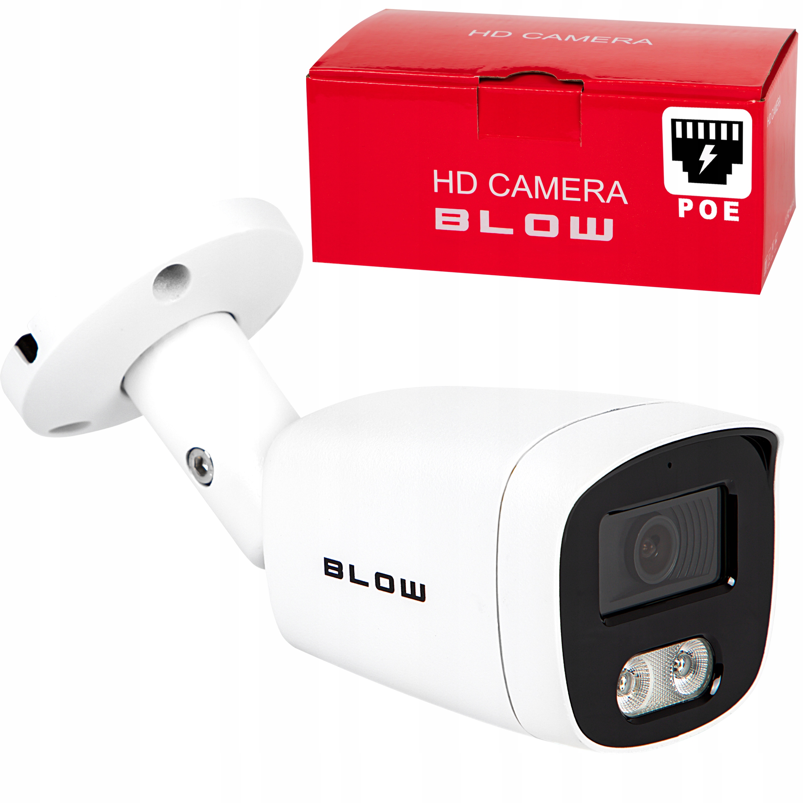 Vonkajšia Kamera PoE 5MPx Blow 25 m Ir, 2.8 mm Audio IP67 Metalová Onvif