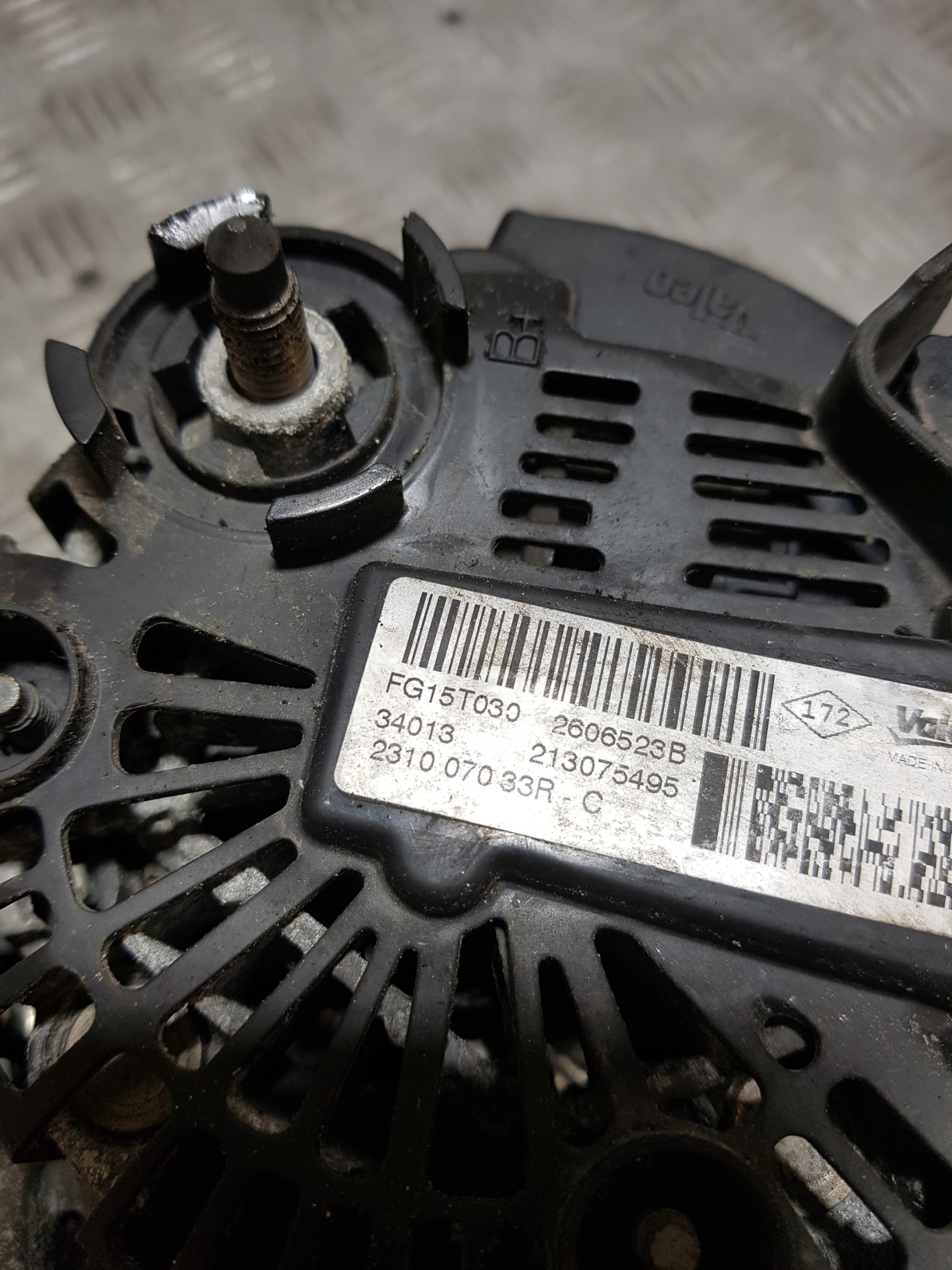 ALTERNATOR RENAULT SCENIC 3 1.6 DCI VALEO FG15T030