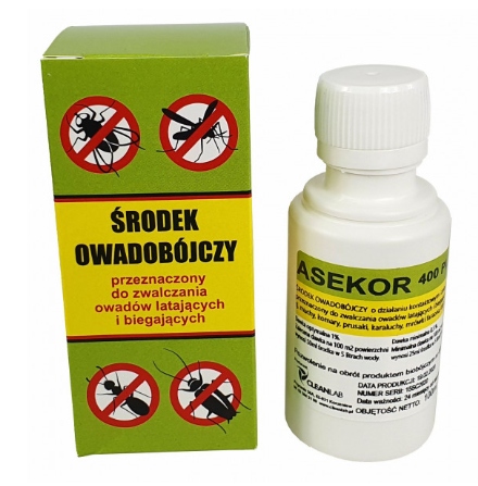 

Asekor 400 plus środek owadobójczy muchy komary