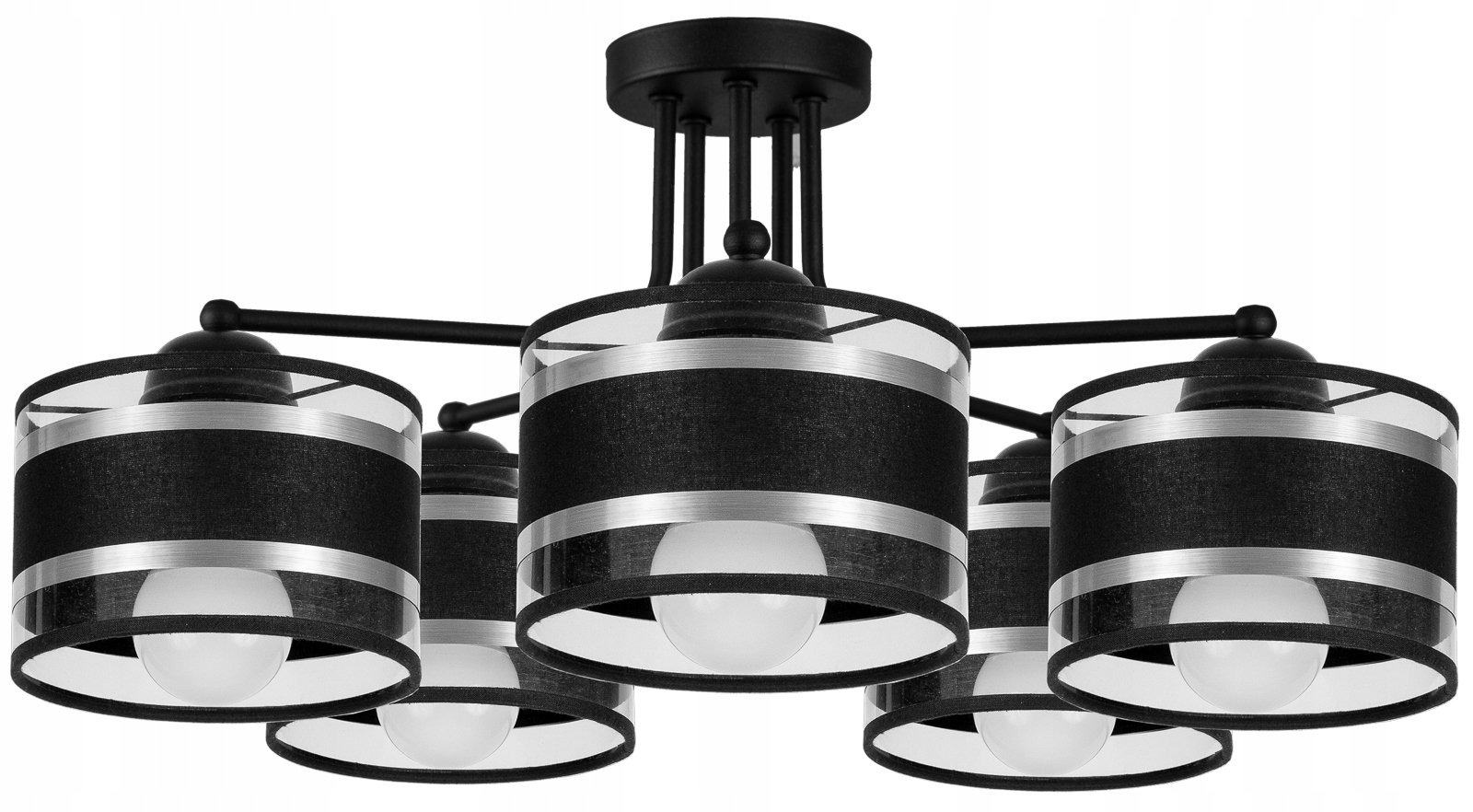 

Lampa Wisząca Sufitowa Żyrandol Abażur Nowoczesna