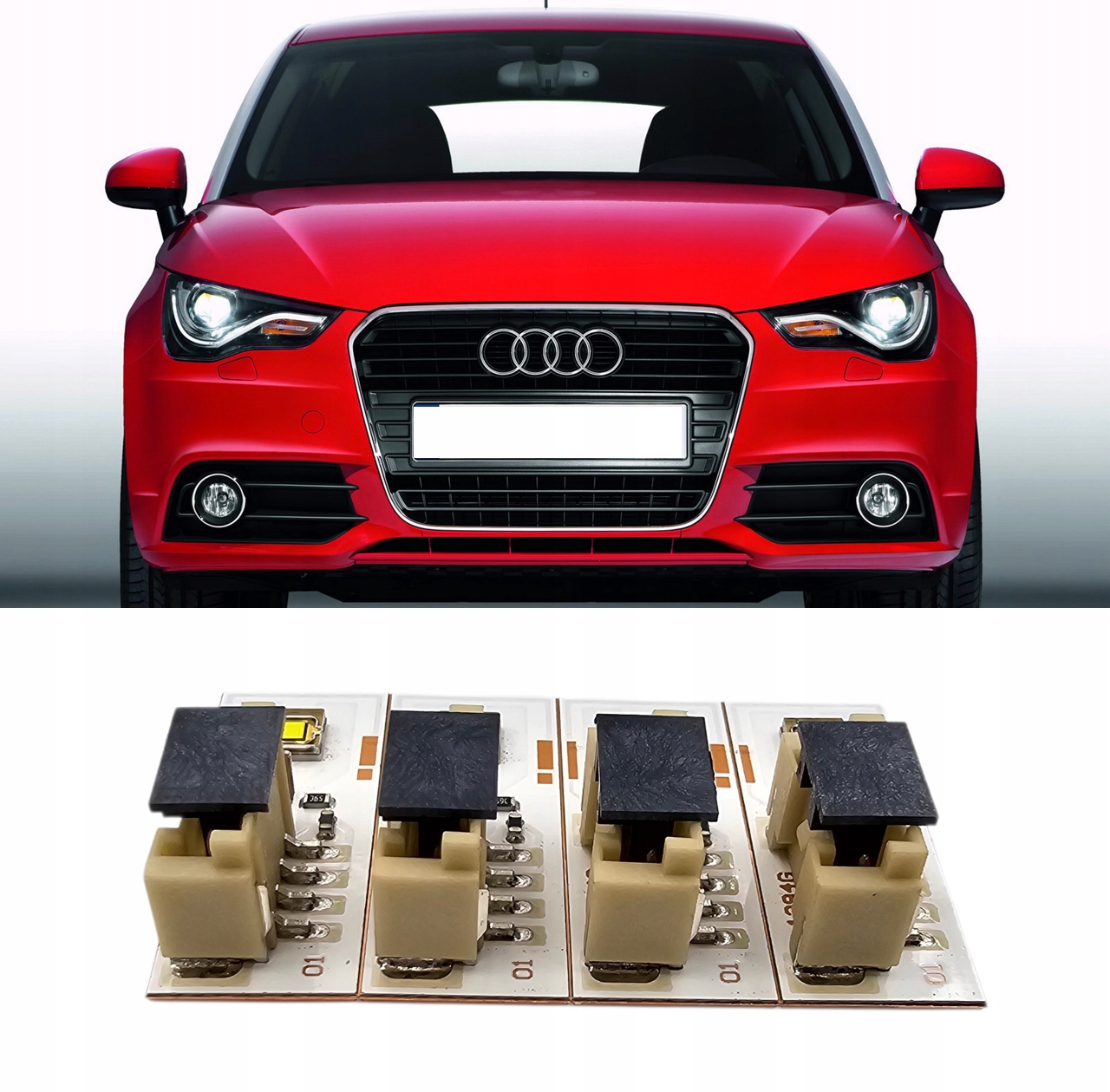 Moduly Csl Bílý Drl Audi A1 8X1 8XK 8XA 8XF 2011-2014 Komplet Levý Pravý