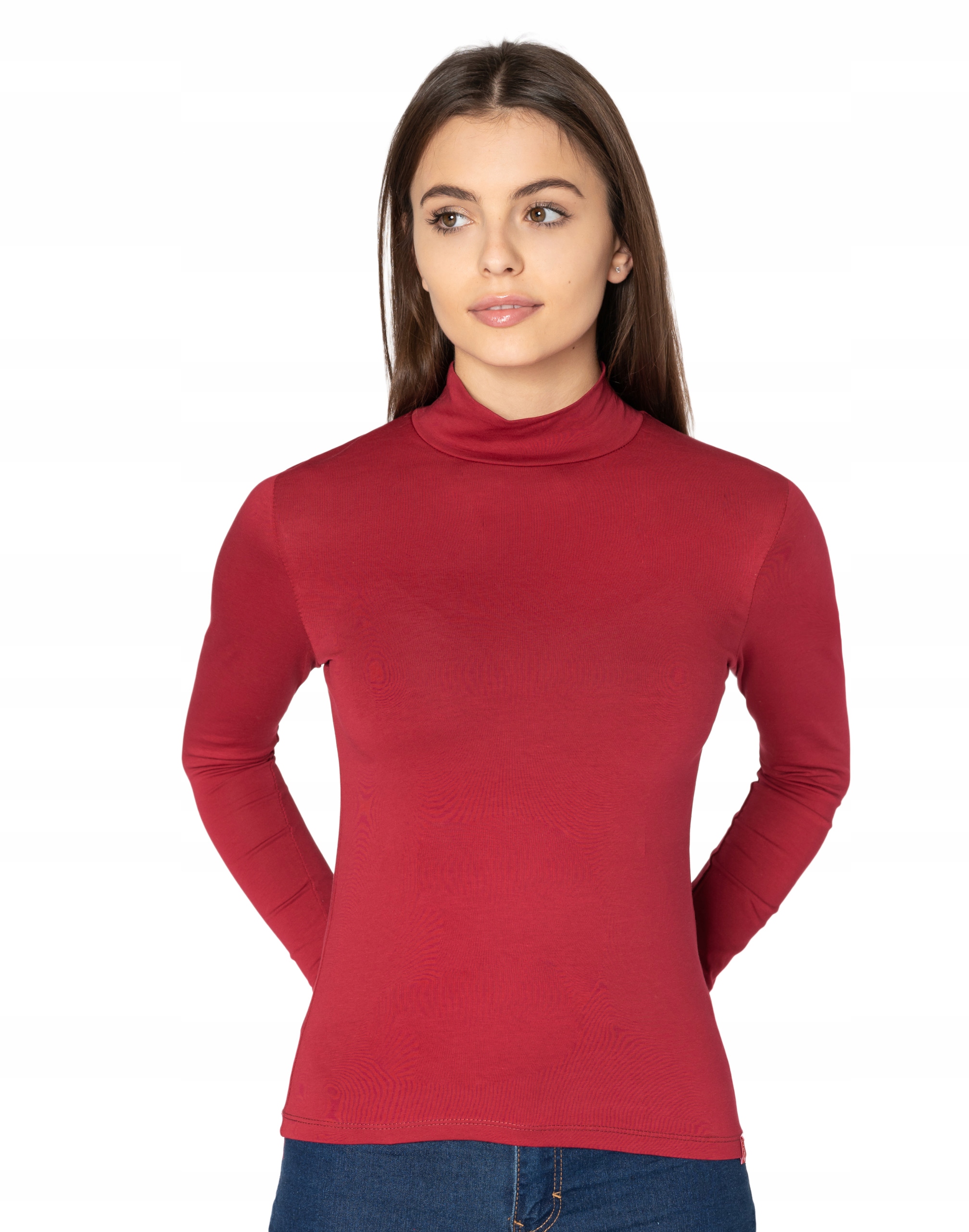 

Półgolf Damski Cienki Sweter Golf 8111-10 r M/L