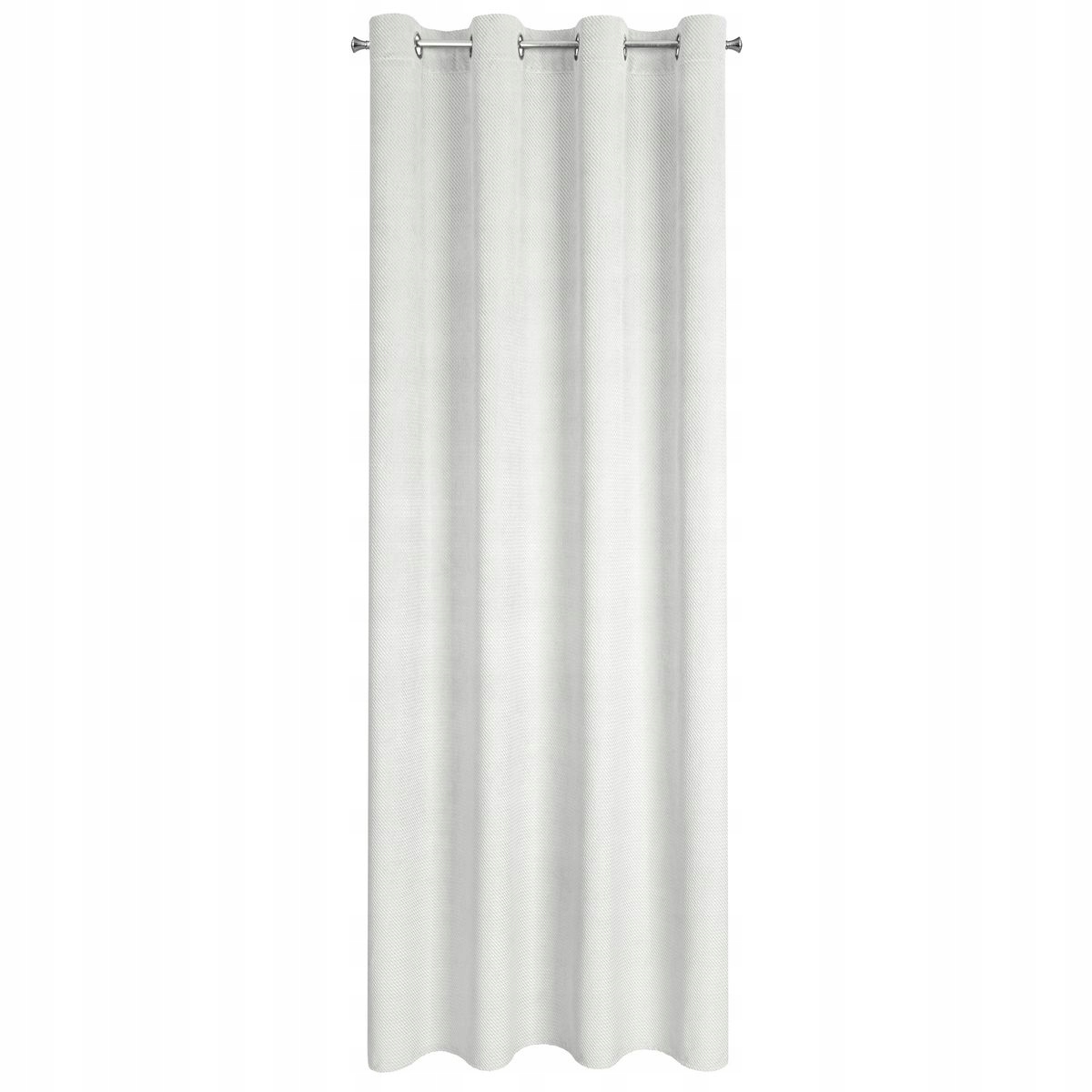 

Zasłona 140X250 Biała Welur Kółka Eurofirany