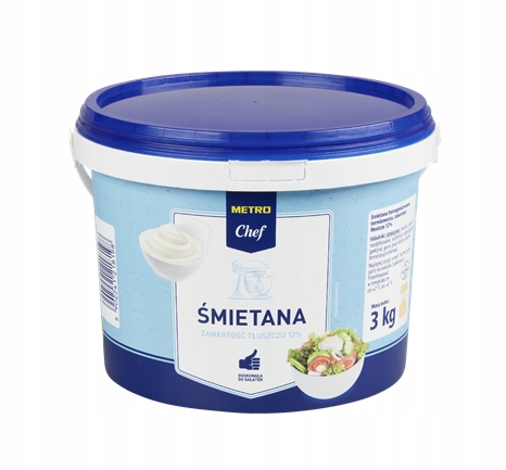 Levně Metro Chef Smetana 12% 3 kg