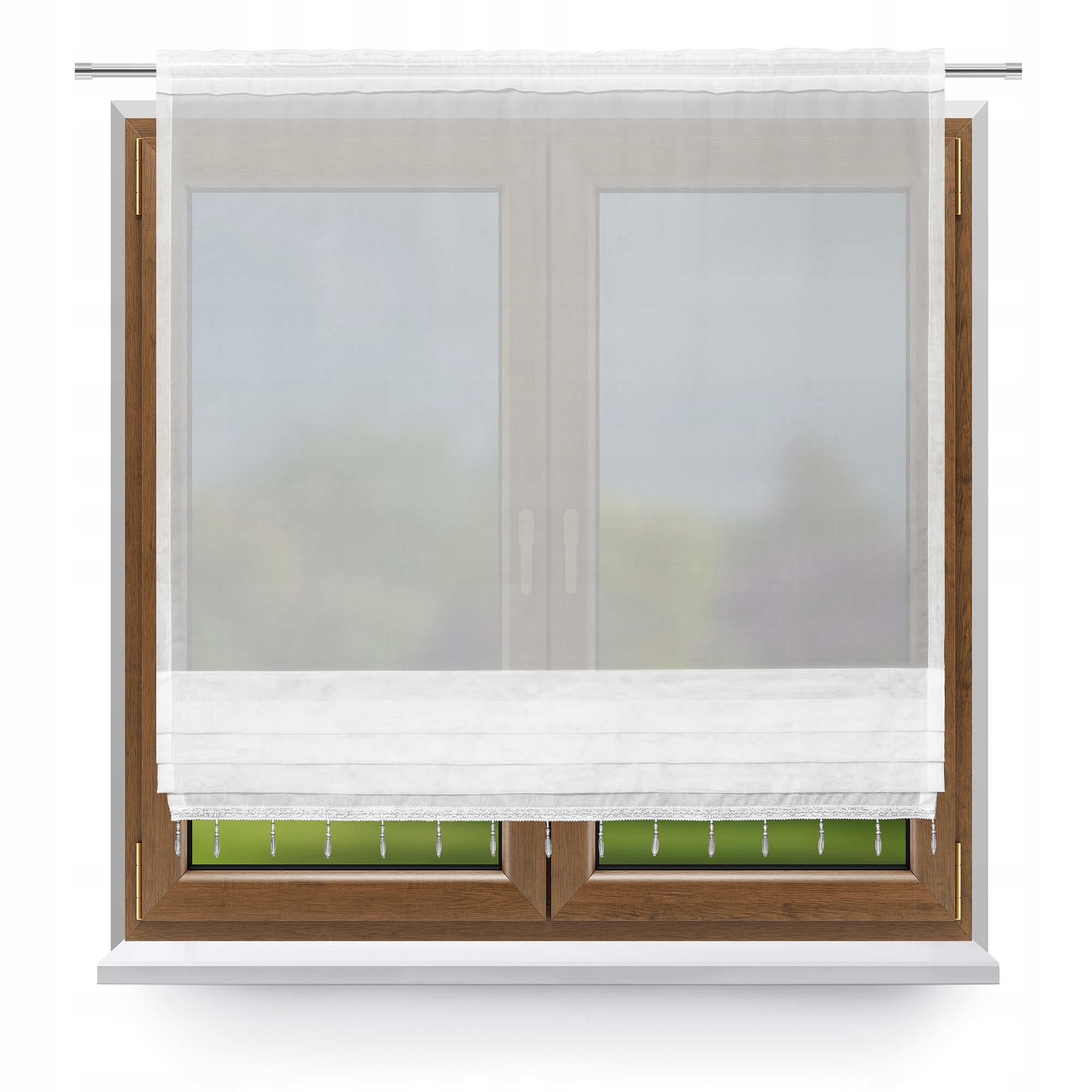 Panel Ekranowy 120x110 Koraliki Woal