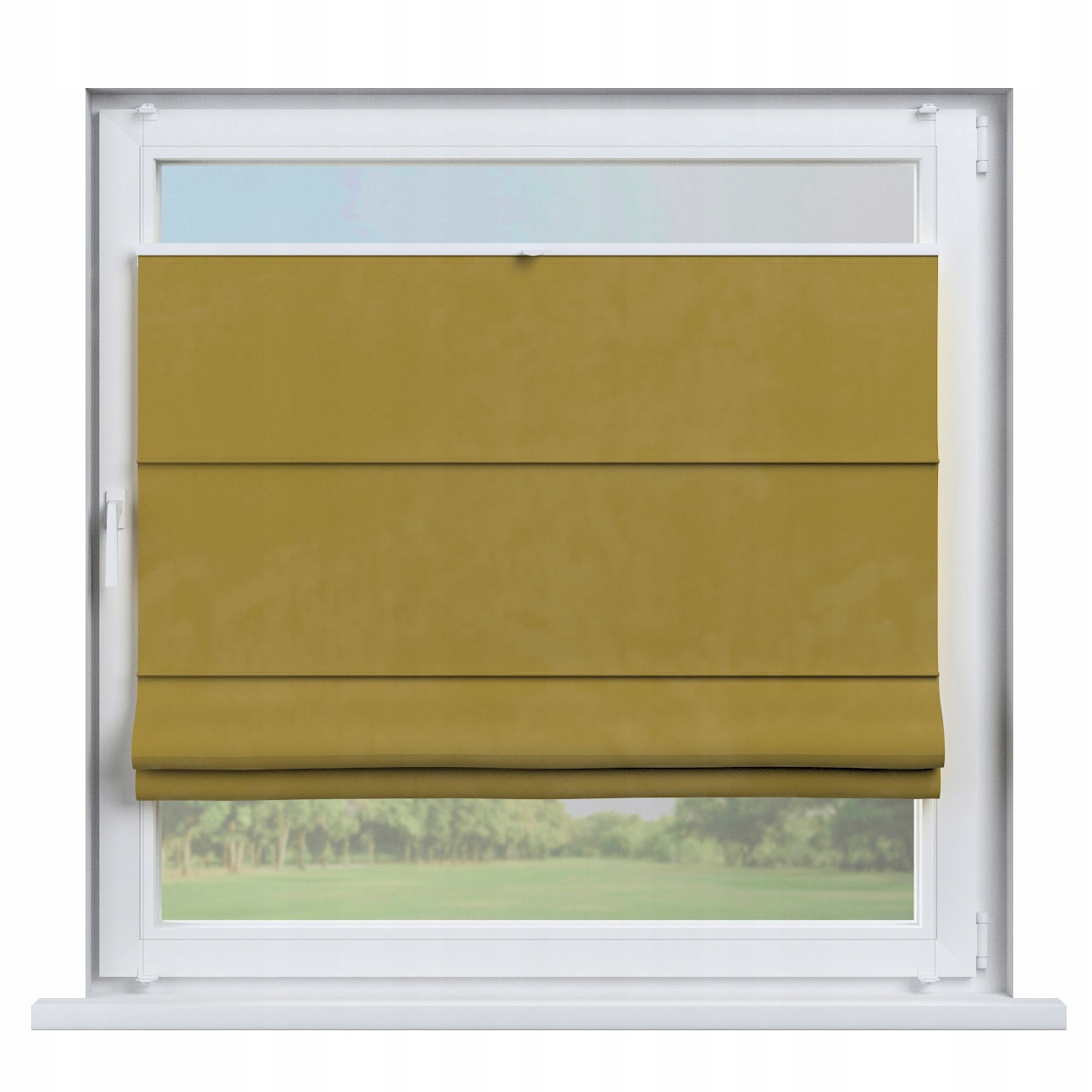 Dekoria Plisovaná roleta rímska Sicília 120x150 odtiene zelenej