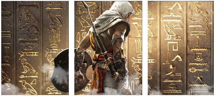 

3x Obraz Na Ścianę Assassins 70x100