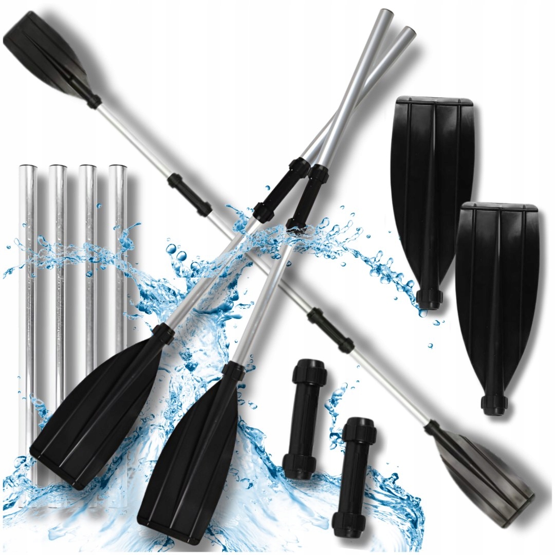 WIOSŁO KAJAKOWE DO DESKI SUP PONTONU KAJAKU SKŁADANE ALUMINIOWE