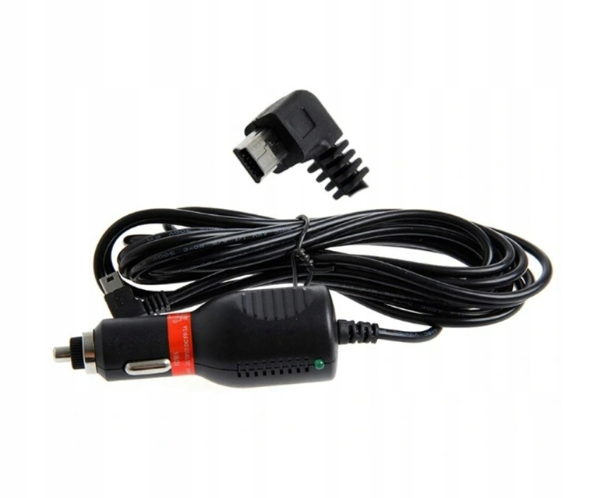ŁADOWARKA SAMOCHODOWA DO KAMERY SAMOCHODOWEJ NAWIGACJI MINI USB 12-24V Kod producenta 04120