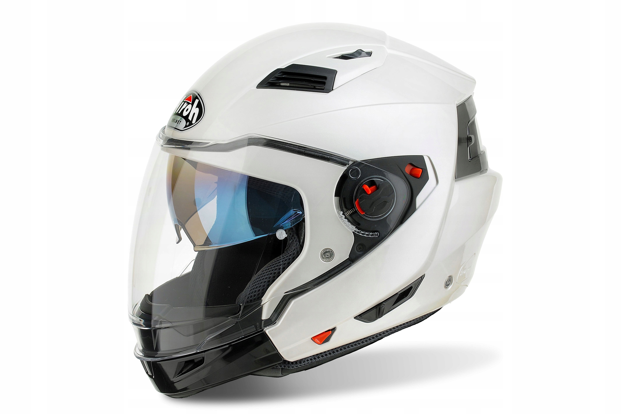 KASK MODULARNY AIROH EXECUTIVE + PINLOCK WHITE S