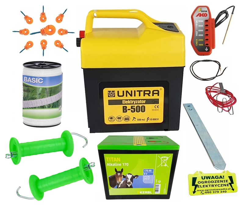 

Pastuch Elektryzator Unitra Zestaw Bydło Konie Z08