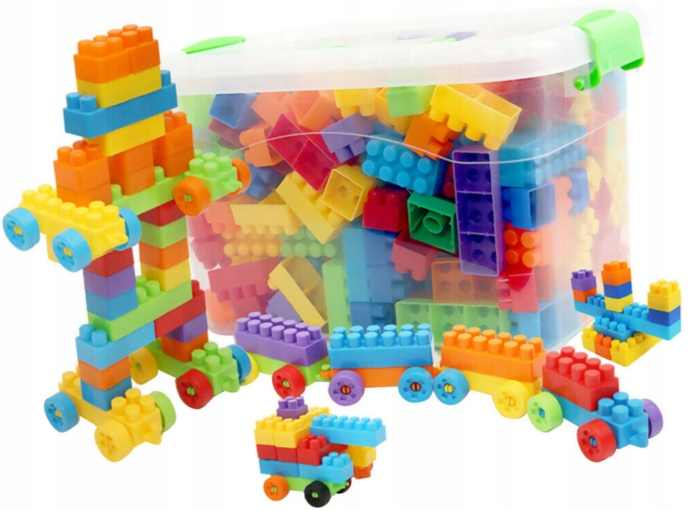 

Klocki Plastikowe Konstrukcyjne Zestaw 450 el.