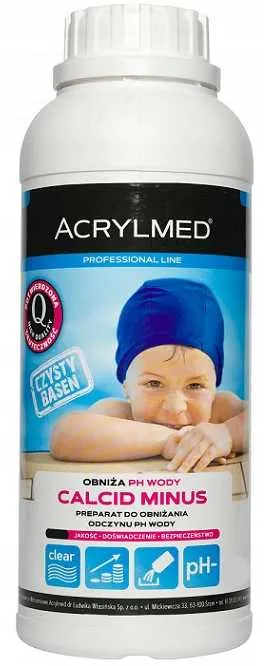 

calcid ph minus płyn 15% 1L obniża Ph wody basenu