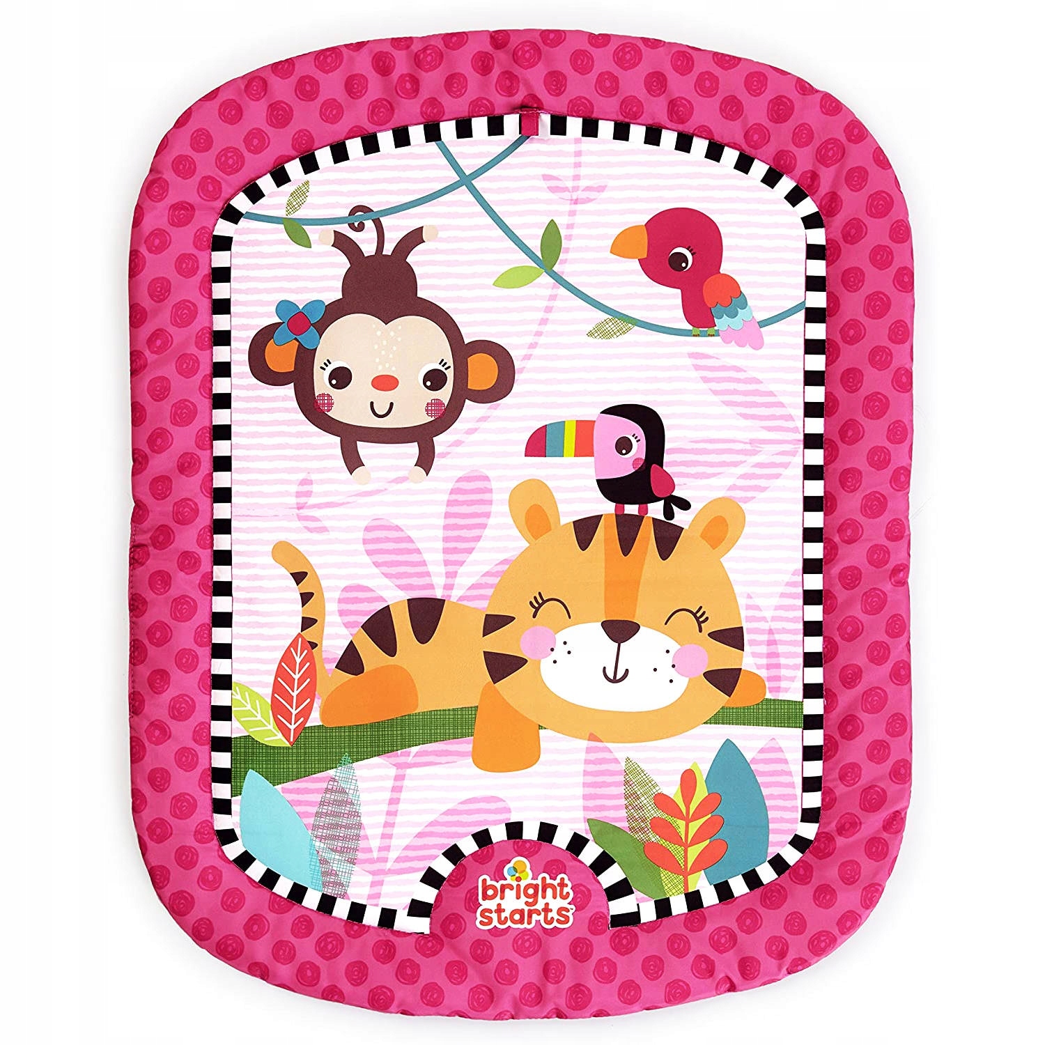 MATA DO ZABAWY NIEMOWLĘCA PODUSZKA Z GRZECHOTKAMI