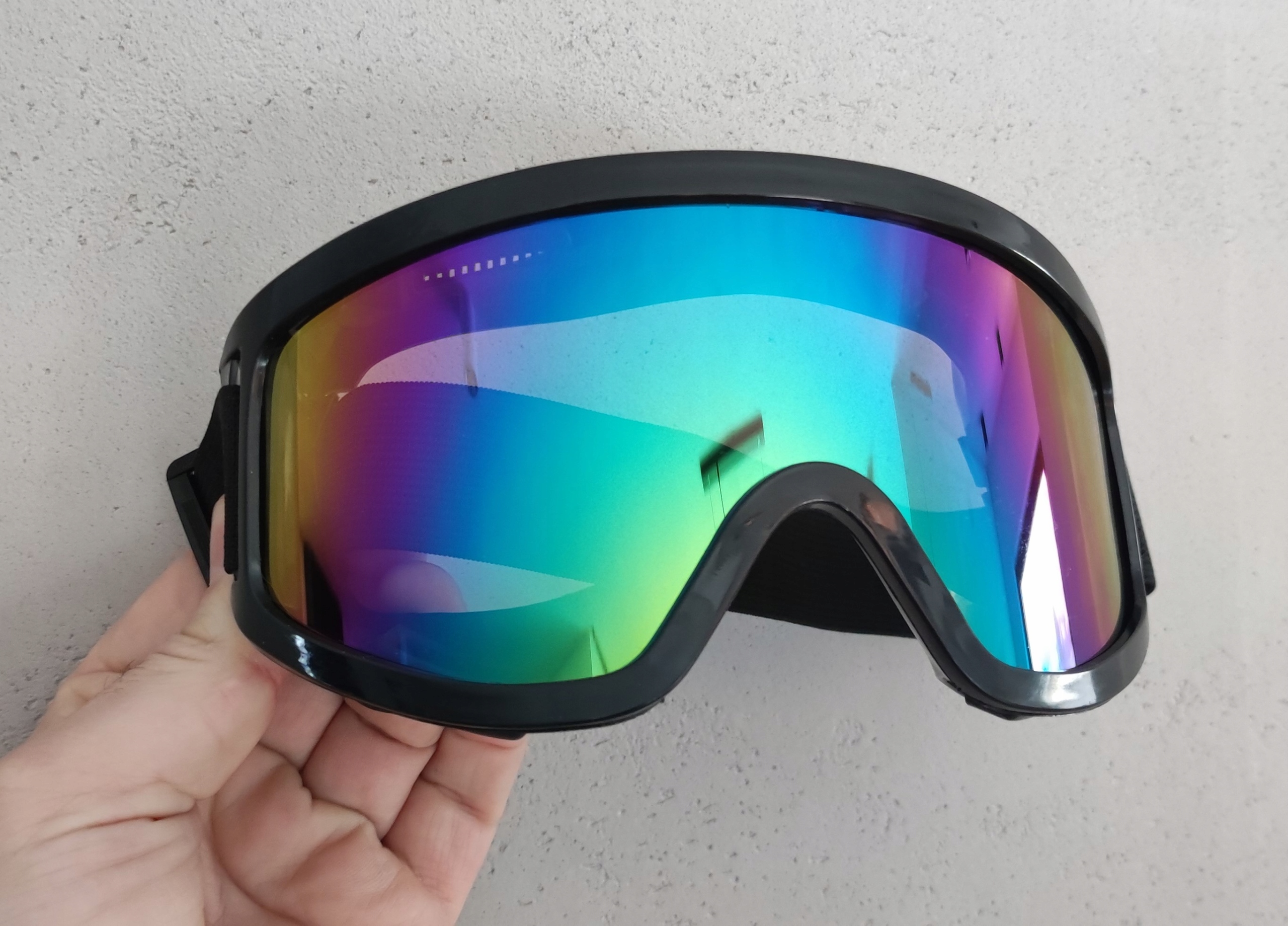 GOGLE NARCIARSKIE SNOWBOARDOWE narty BEZBARWNE Marka Goggles