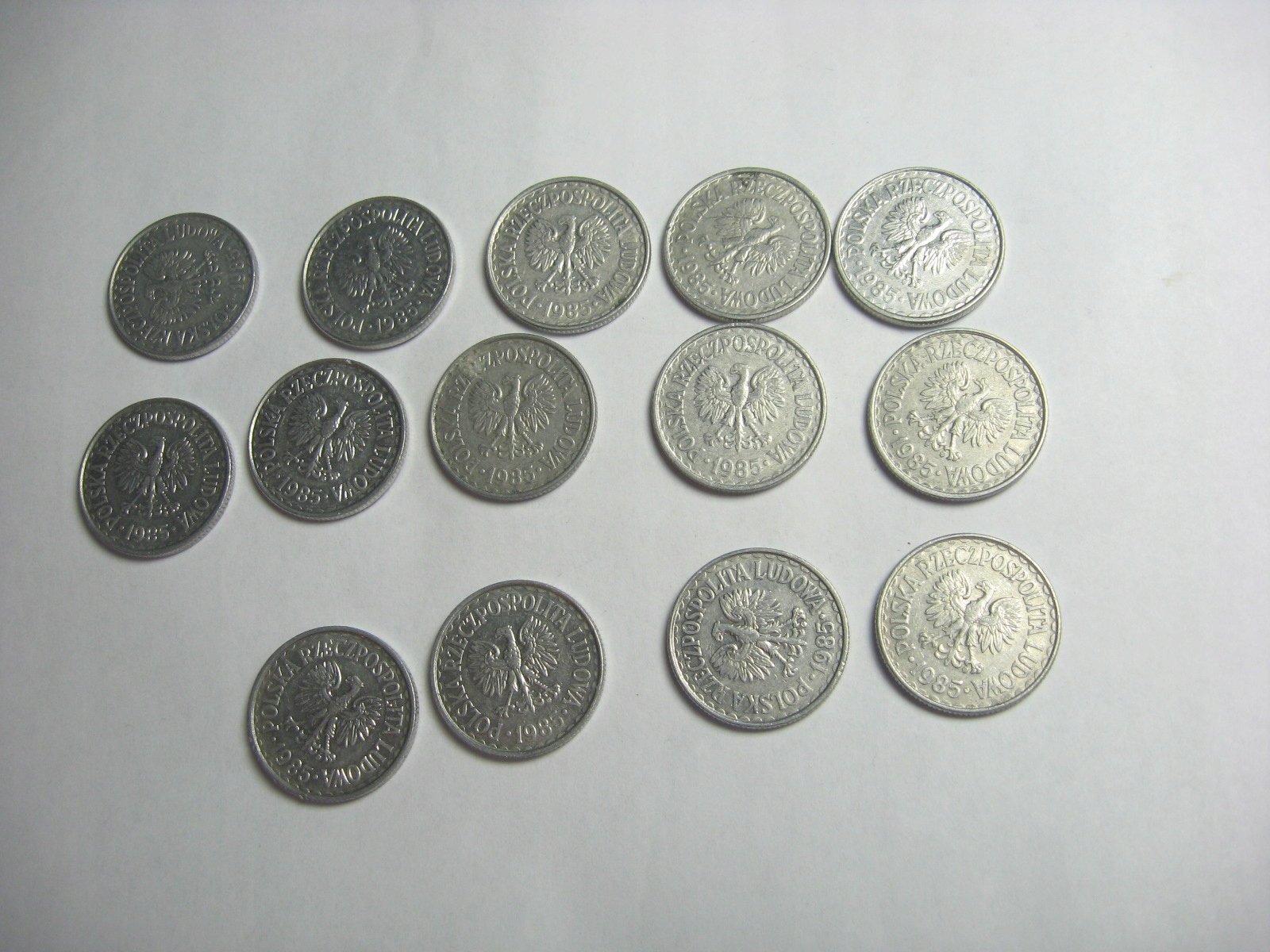 1 zł 1985 - 14 sztuk