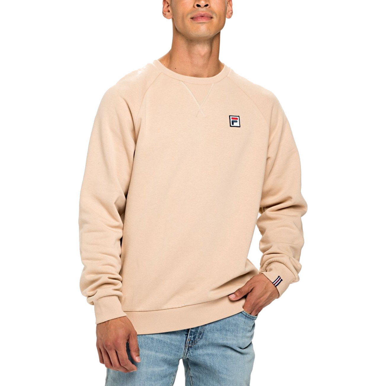 

Fila Bluza Męska Beżowa Bawełna 689038.J96 XL