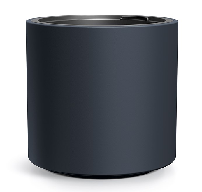 DONICZKA Z WKŁADEM CYLINDER GRAFIT 30cm ANTRACYT