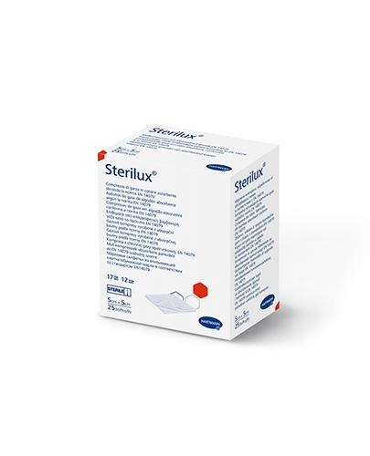 

Hartmann Sterilux Kompresy z gazy jałowe 17nitkowe