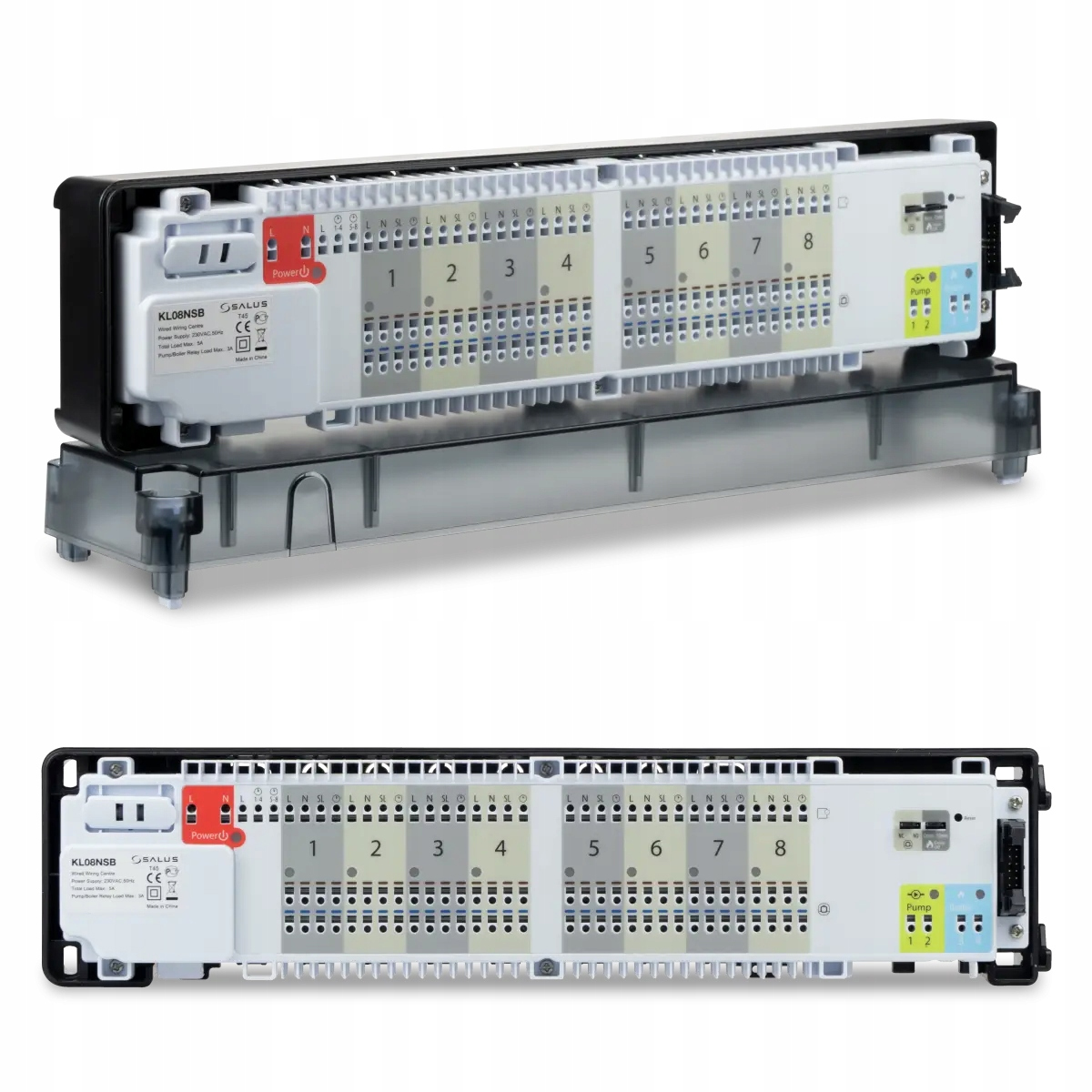 Drôtová Ovládacia Lišta Pre Podlahové Vykurovanie KL08NSB 8 Zón Salus