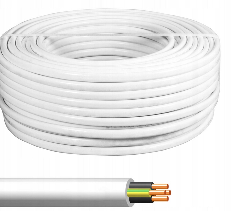 Przewód kabel YDY 3x2,5 okrągły 50mb