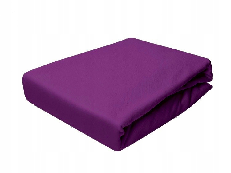 

Prześcieradło jersey 200x220 z gumką Fioletowe