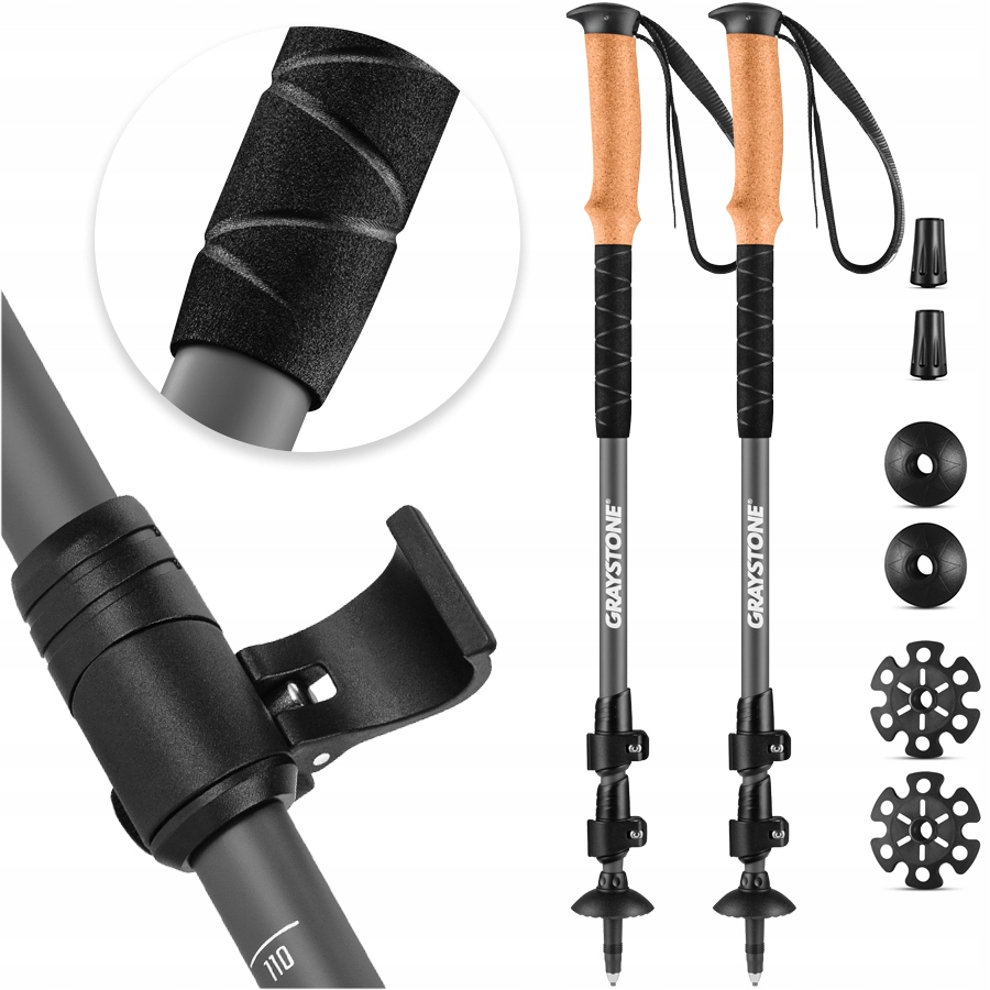 Kije Trekkingowe Kijki Nordic Walking Graystone G5