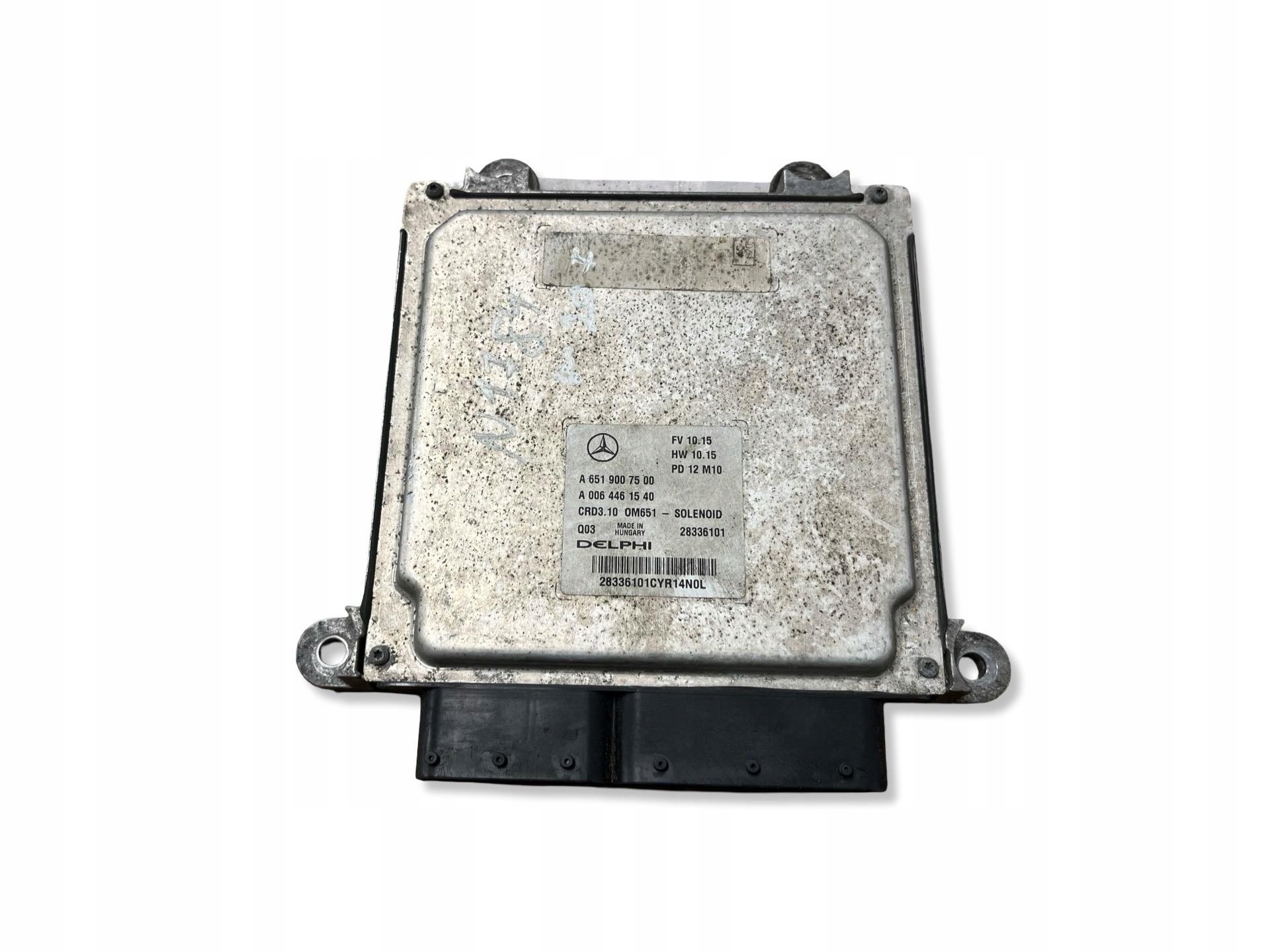 control unit of the engine Mercedes-Benz E W207 C207 2012 A6519007500