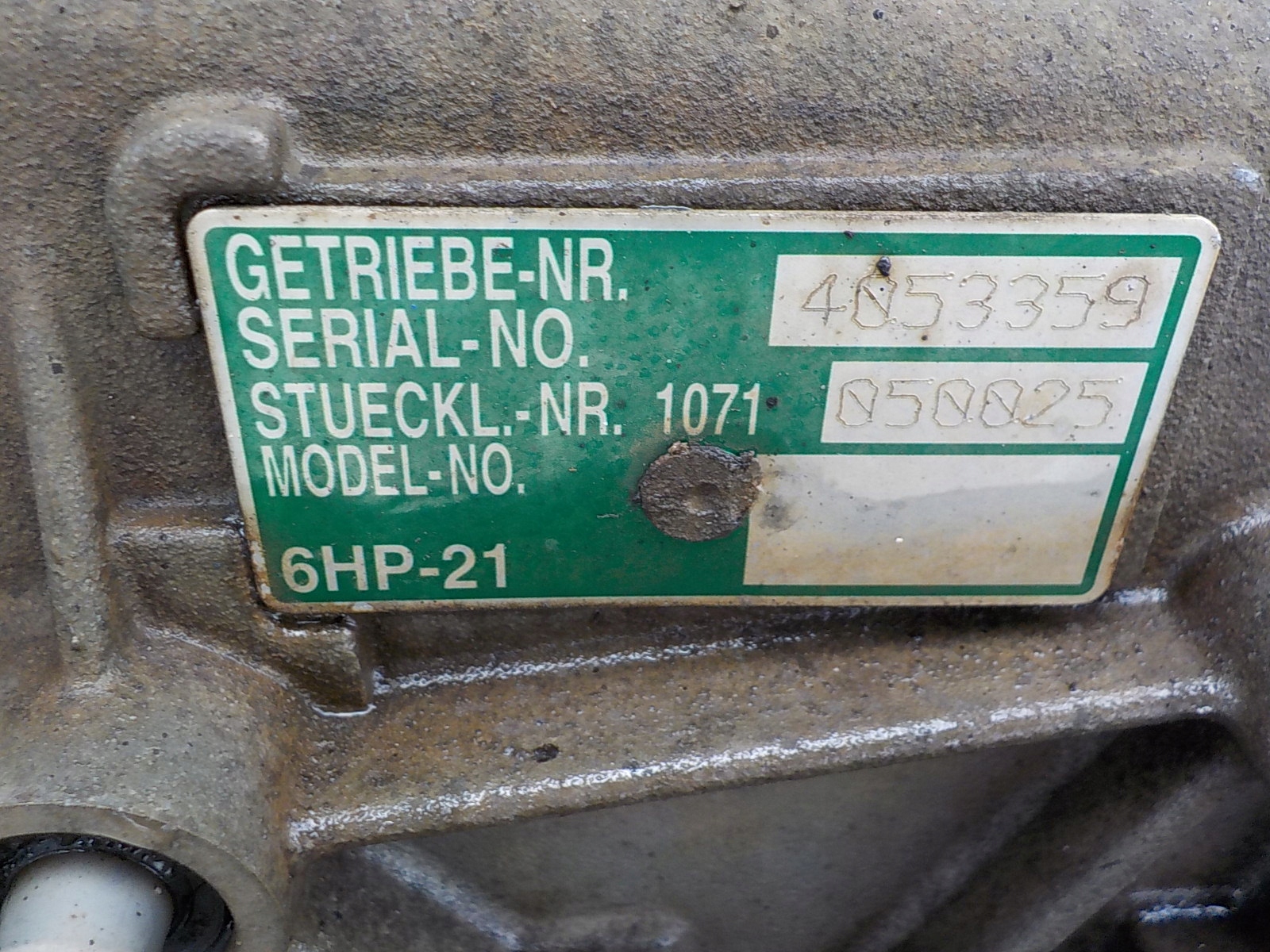 BMW X3 (E83) 2.0 D Getriebe 6HP-21 7567845-05 7590127