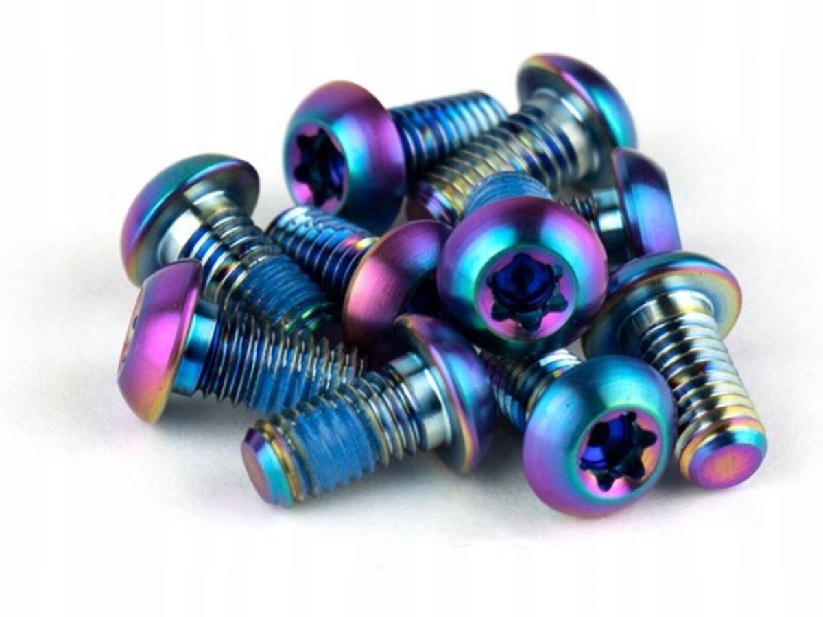 Sada titanových šroubů Sram T25 5 mm Rainbow 12 Ks